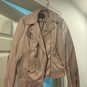Express Women's Pink Moto Jacket